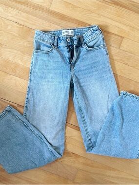 Abercrombie Kids High Rise Wide Leg Jeans - 11/12 Long